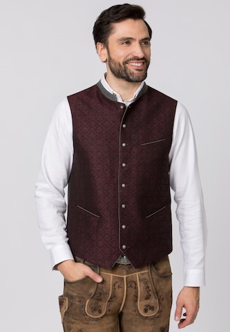 STOCKERPOINT Traditional Vest 'Marino' in Red: front