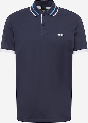 BOSS Green - Camiseta 'Peos' en azul: frente