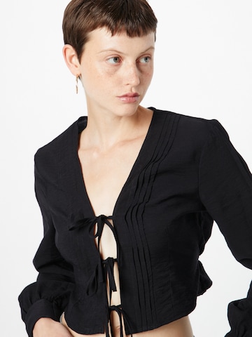 Camicia da donna di TOPSHOP in nero