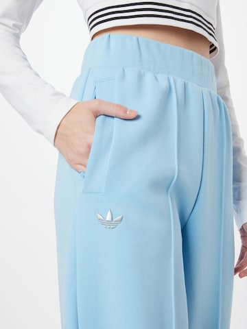 Wide leg Pantaloni 'Adicolor Neuclassics' de la ADIDAS ORIGINALS pe albastru