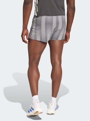 ADIDAS PERFORMANCE Regular Спортен панталон 'ADIZERO' в сиво