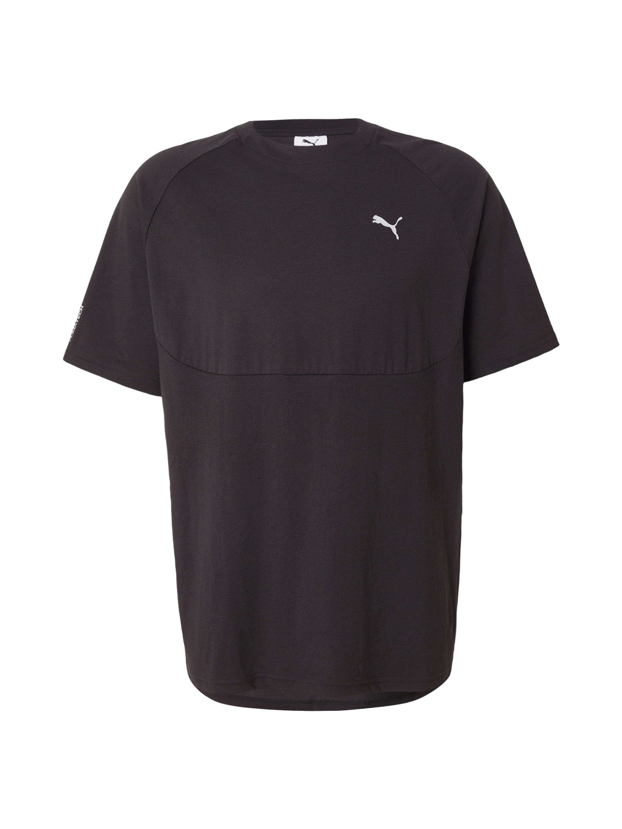 PUMA Функционална тениска 'Pumatech' в черно: отпред