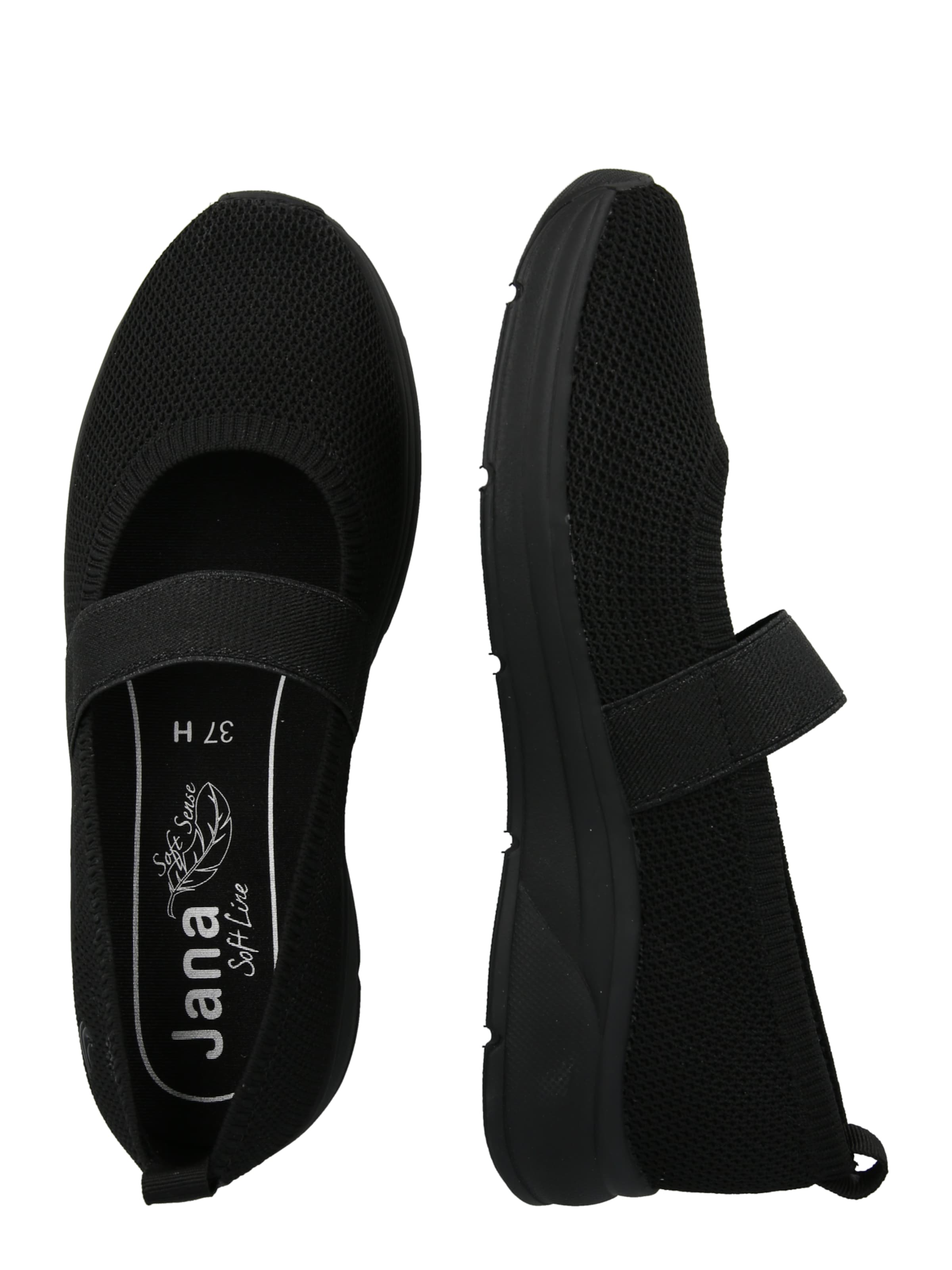 JANA Belebújós cipők - fekete