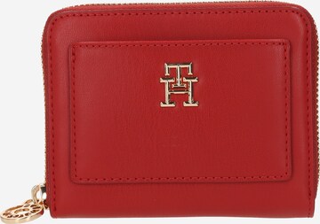 TOMMY HILFIGER Wallet 'DISTINCT' in Red: front