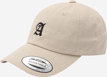 Cappello da baseball 'Coffee Power' di Urban Classics in grigio: frontale