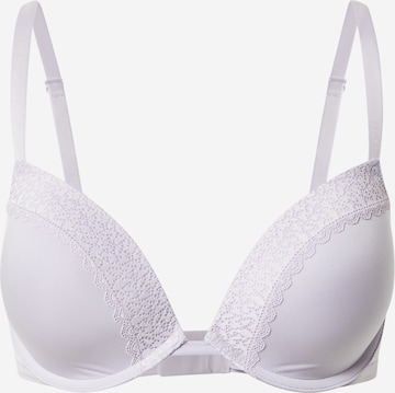 Calvin Klein Underwear Push-up Rintaliivi 'Flirty' värissä lila: edessä