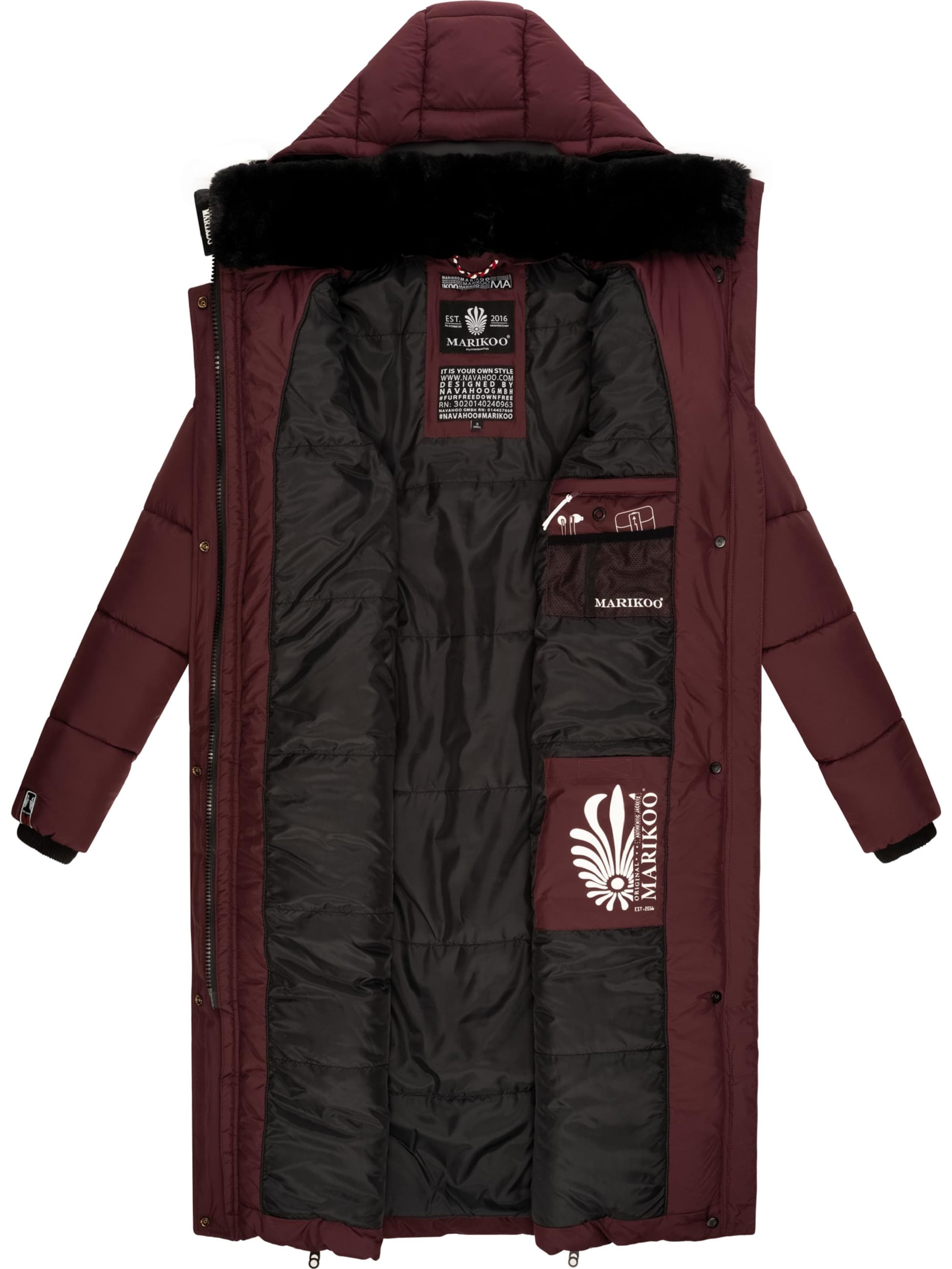 MARIKOO Funktionsmantel in Rot