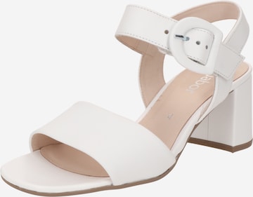 GABOR Sandals in White: front