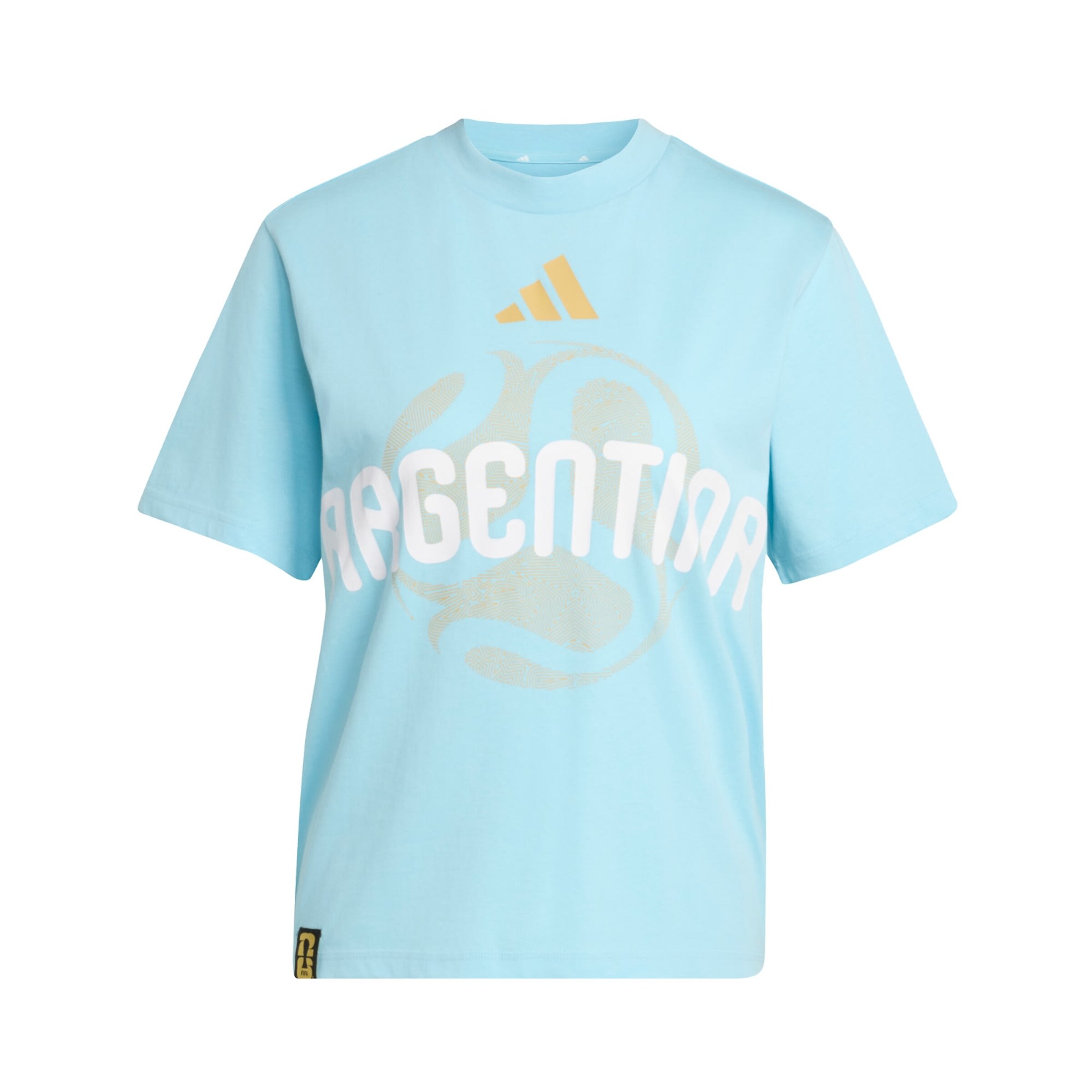 T-shirt fonctionnel 'FIFA Fussball-Weltmeisterschaft 26™ Argentinien' ADIDAS PERFORMANCE en bleu : devant
