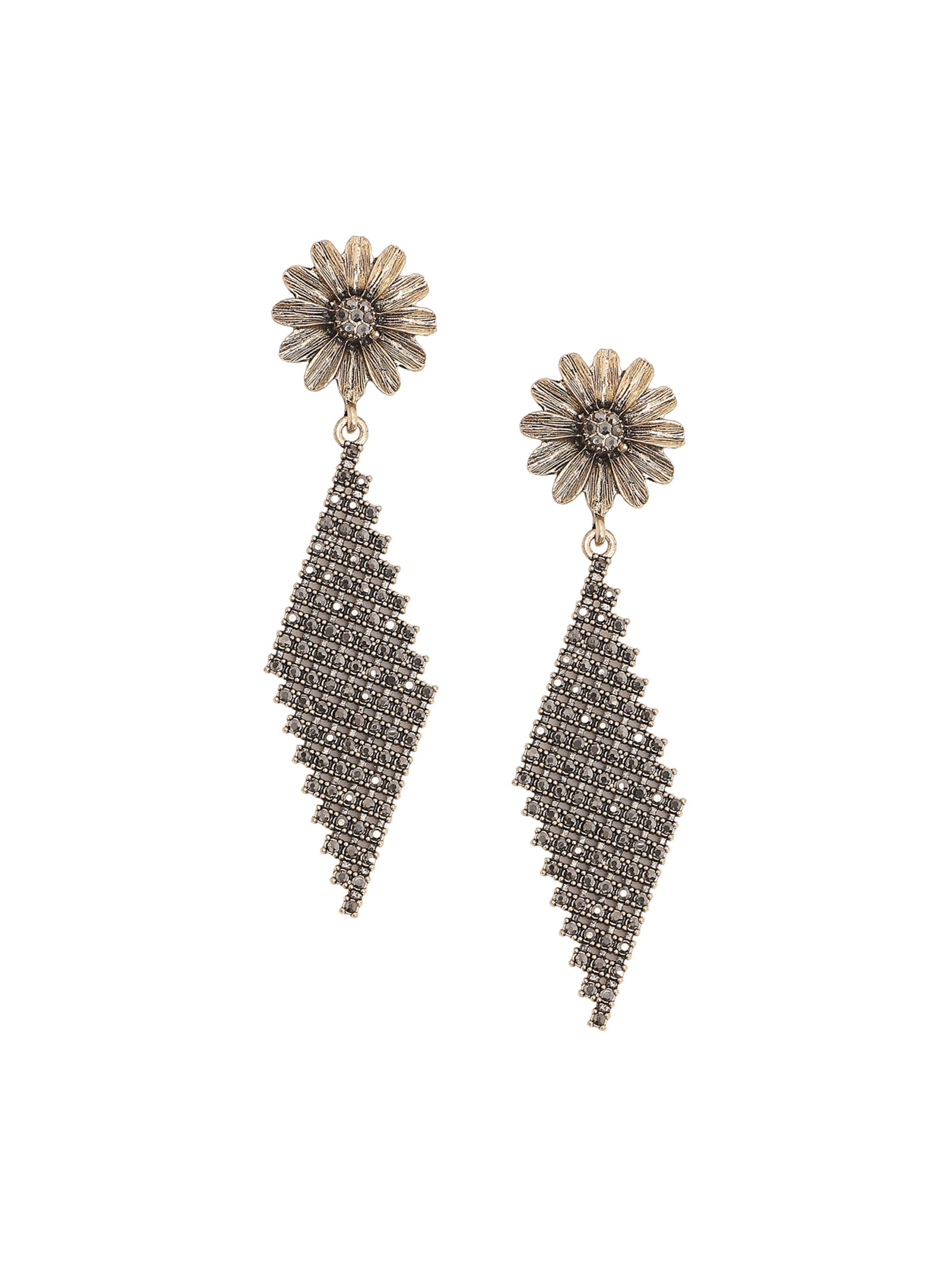 SOHI Pendientes 'Katy' en oro, Vista del producto