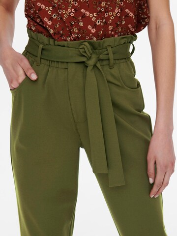 ONLY Tapered Trousers ' Poptrash-ova' in Green