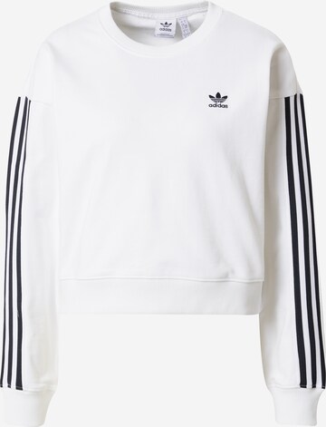 Sweat-shirt 'Adicolor Classics' ADIDAS ORIGINALS en blanc : devant