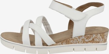 CAPRICE Strap Sandals in White