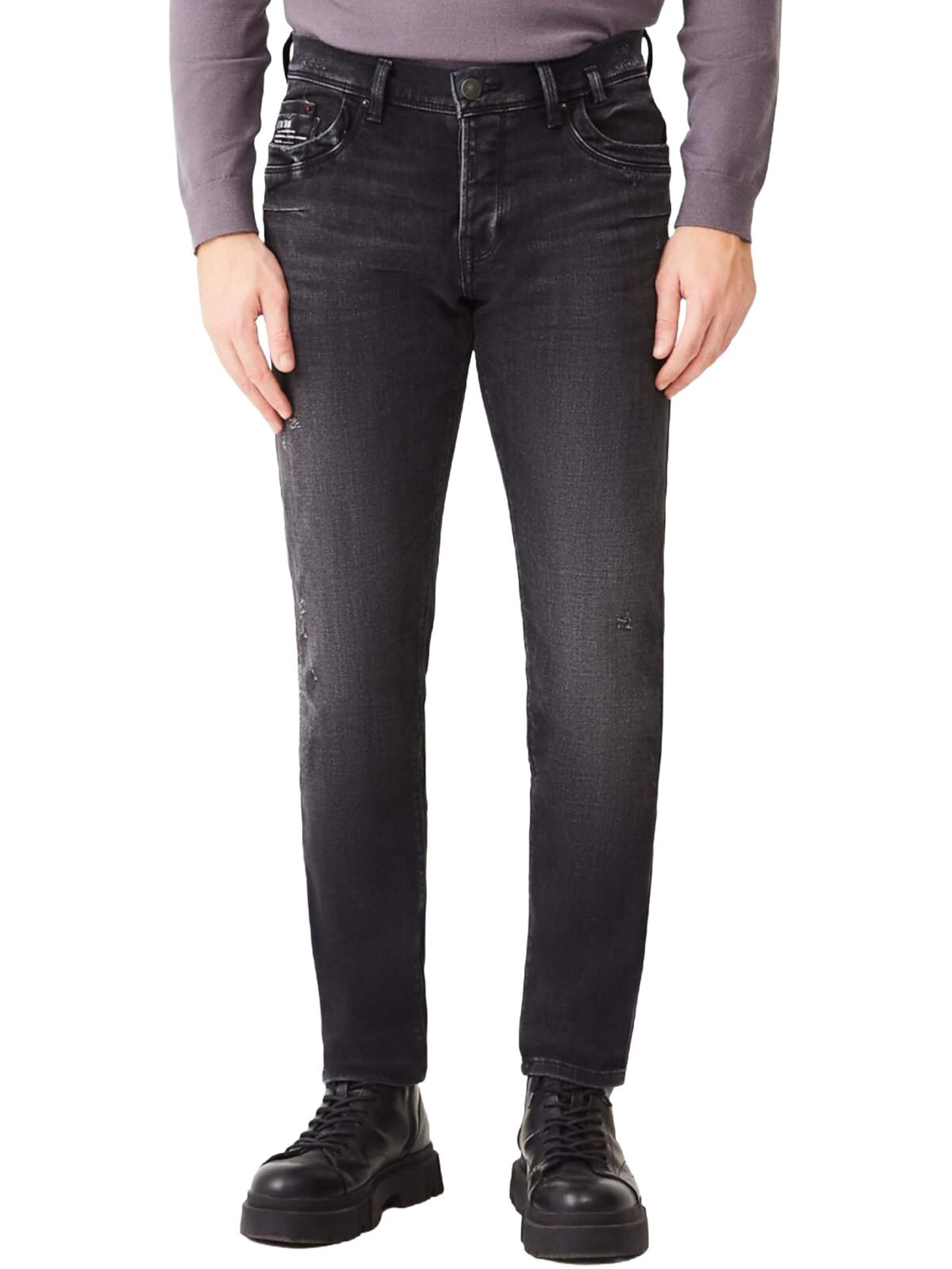 LTB Jeans - Tapered Vaquero 'LTB Jeans Herren Servando X D Tapered Slim Mid Waist Jeanshose' en gris: frente