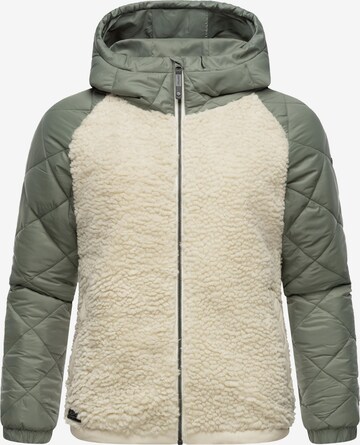 Ragwear Functionele fleece jas 'Leeloo' in Beige: voorkant