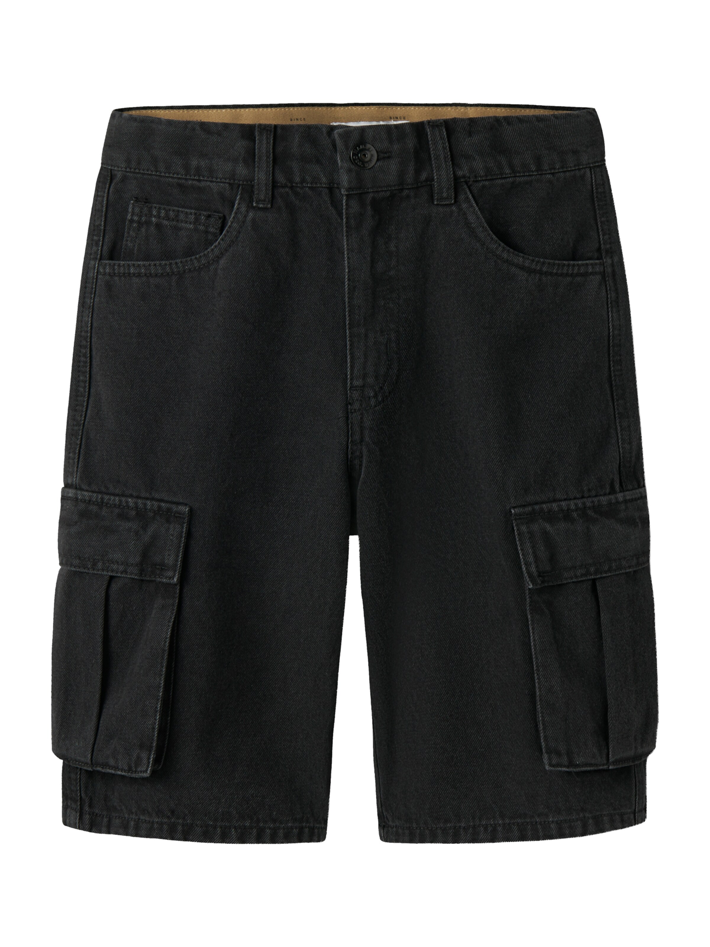 NAME IT Regular Shorts 'NKMBEN' in Schwarz: Vorderseite
