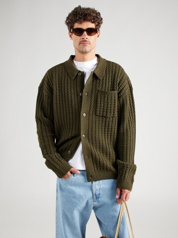 BLEND Cardigan i grøn: forside