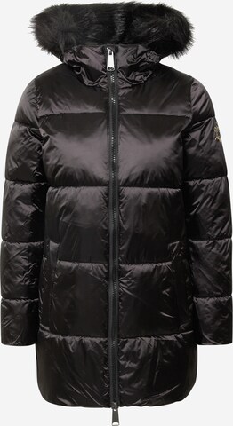 La Martina Winter Coat in Black: front