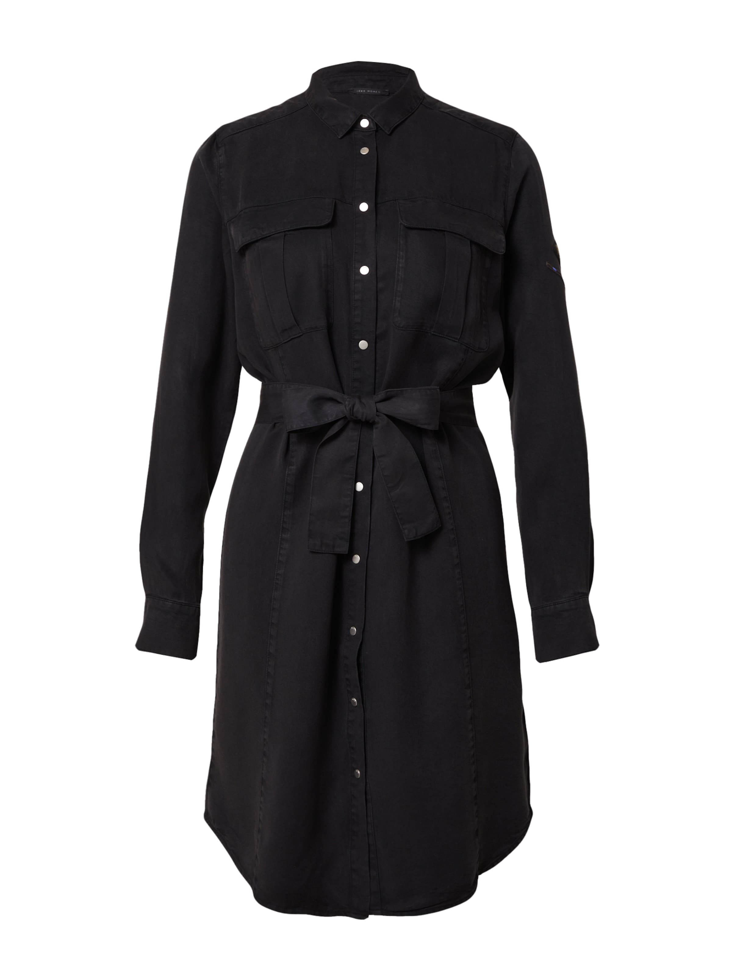 IKKS Μπλουζοφόρεμα σε μαύρο: μπροστά