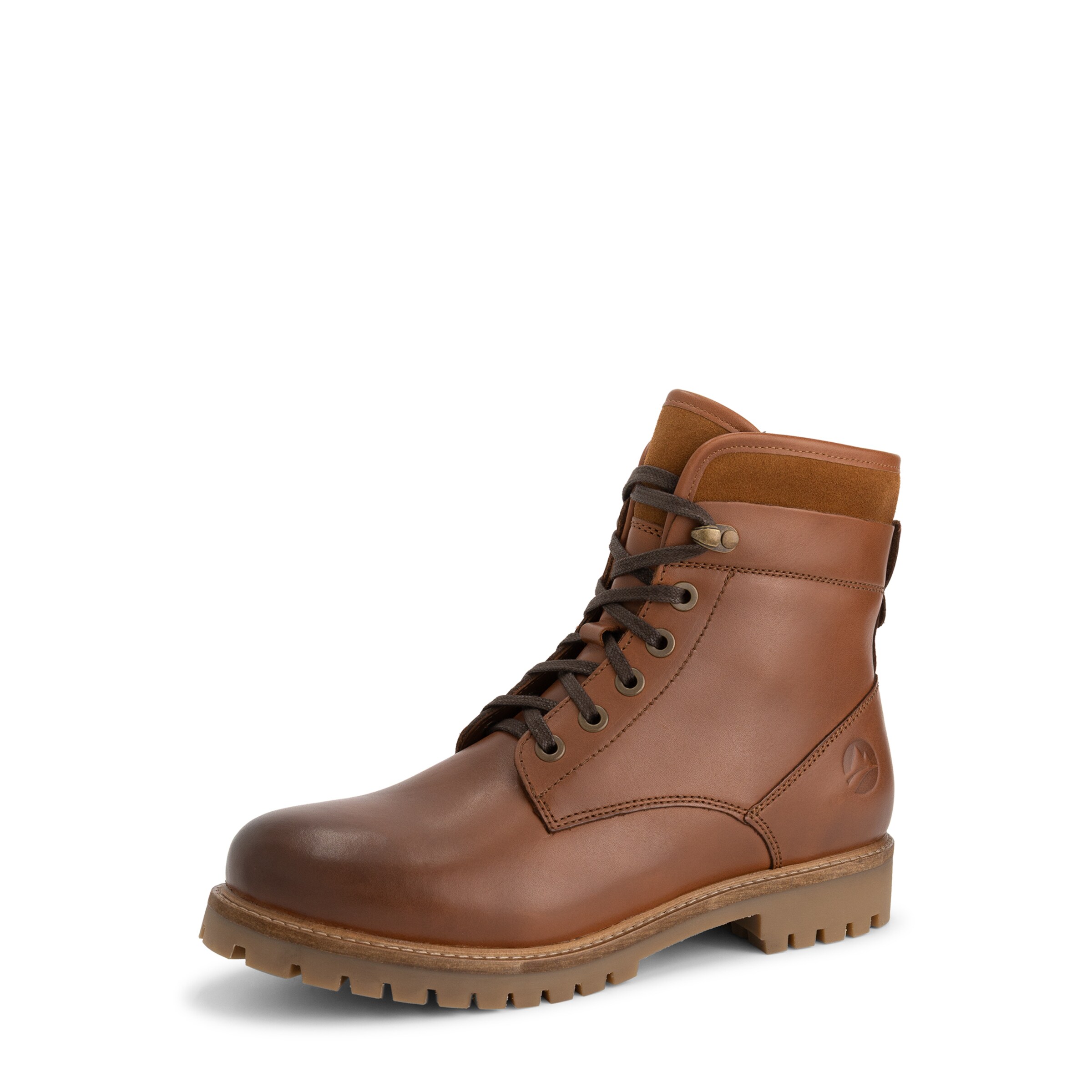 Travelin Snørestøvler 'Karhamn' i brun: forside