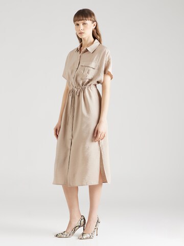 VERO MODA Kleid 'IRIS' in Beige: predná strana