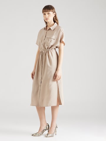 VERO MODA Kleid 'IRIS' in Beige: predná strana