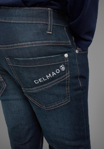 DELMAO Regular Jeans in Blau