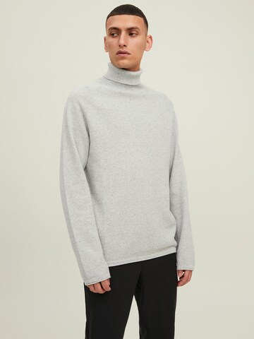 JACK & JONES Sweater 'Hill' in Grey: front