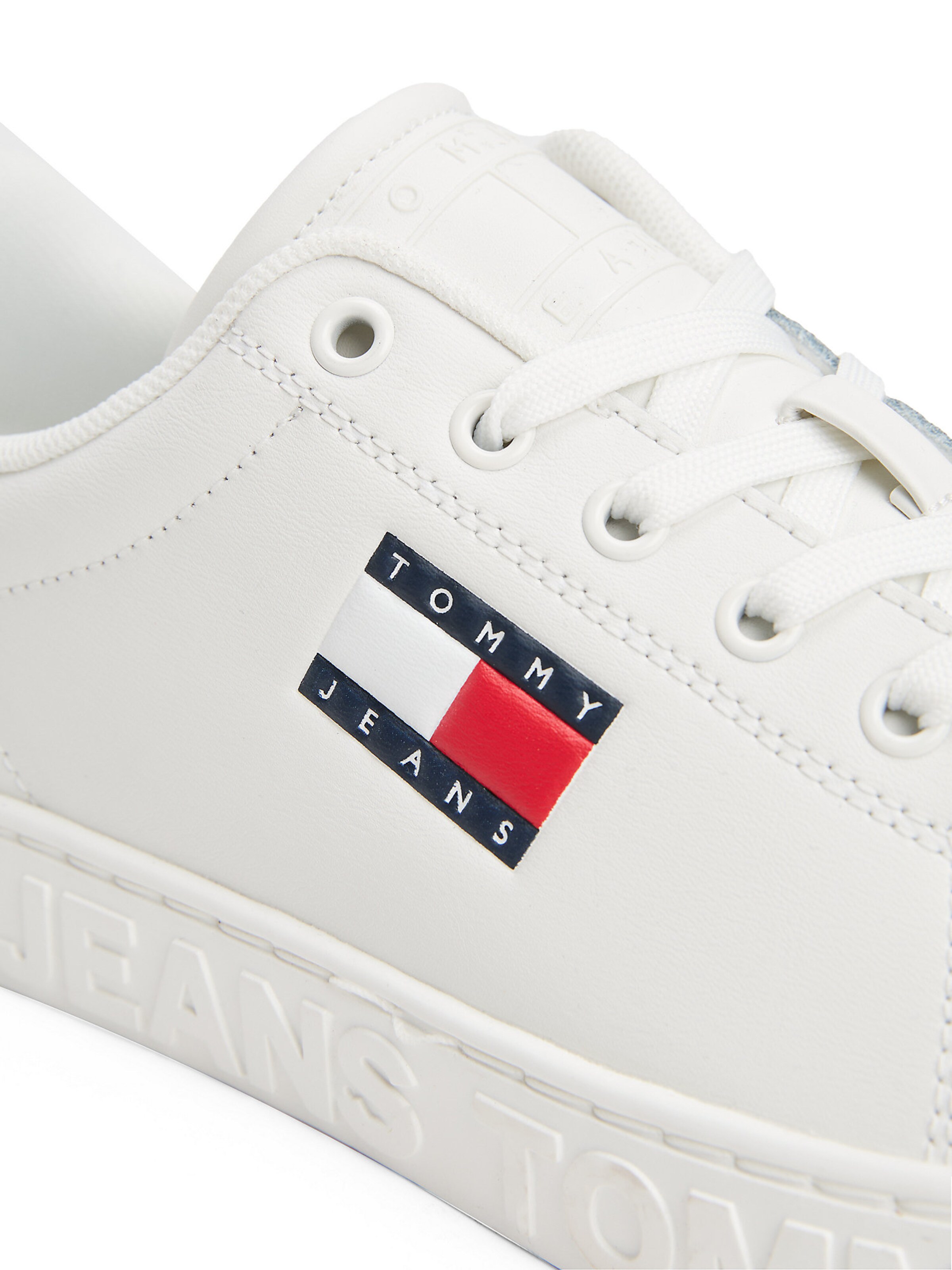 Tommy Jeans Sneaker 'Essential' in Weiß