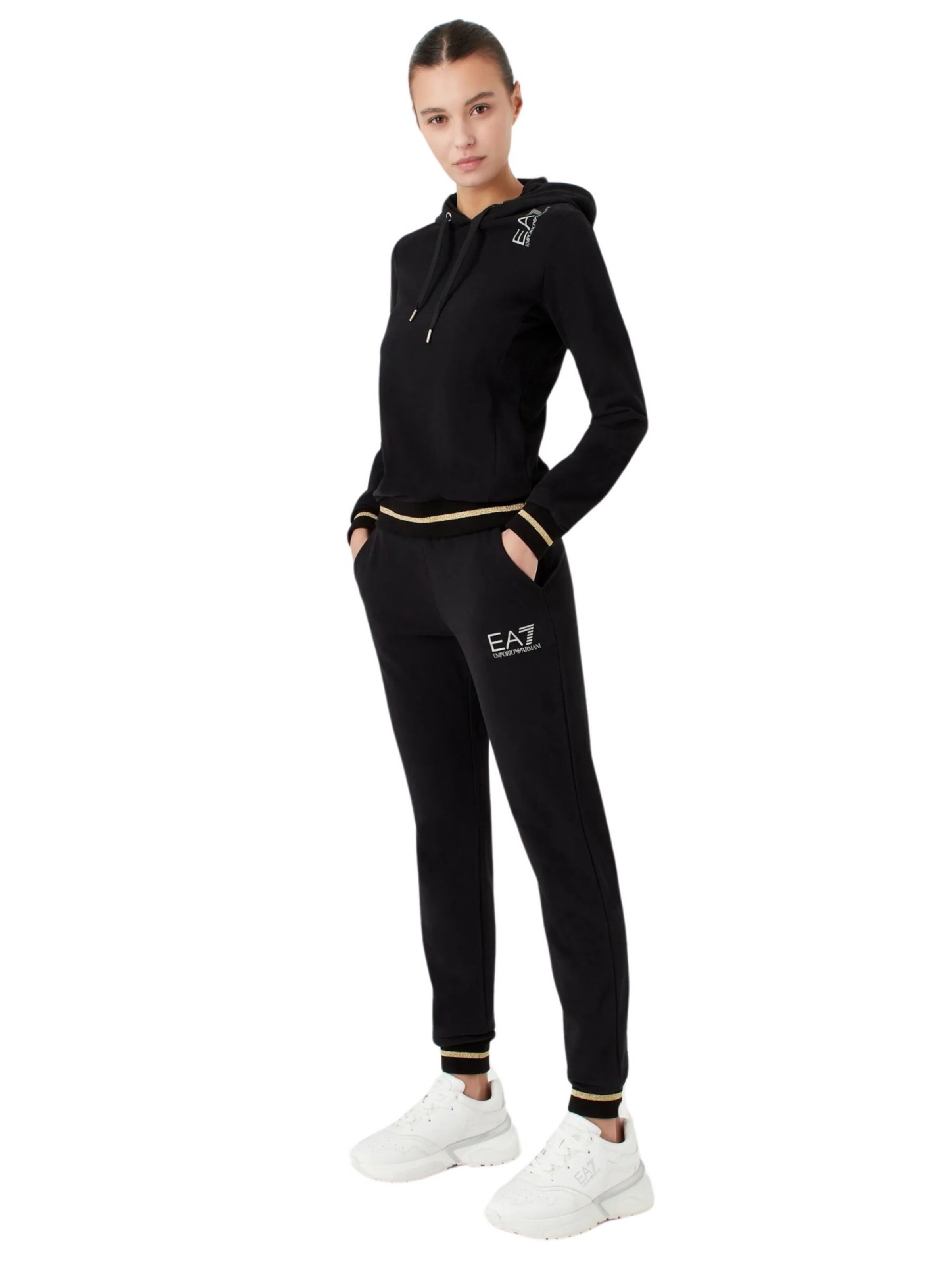 Abito da casa di EA7 Emporio Armani in nero