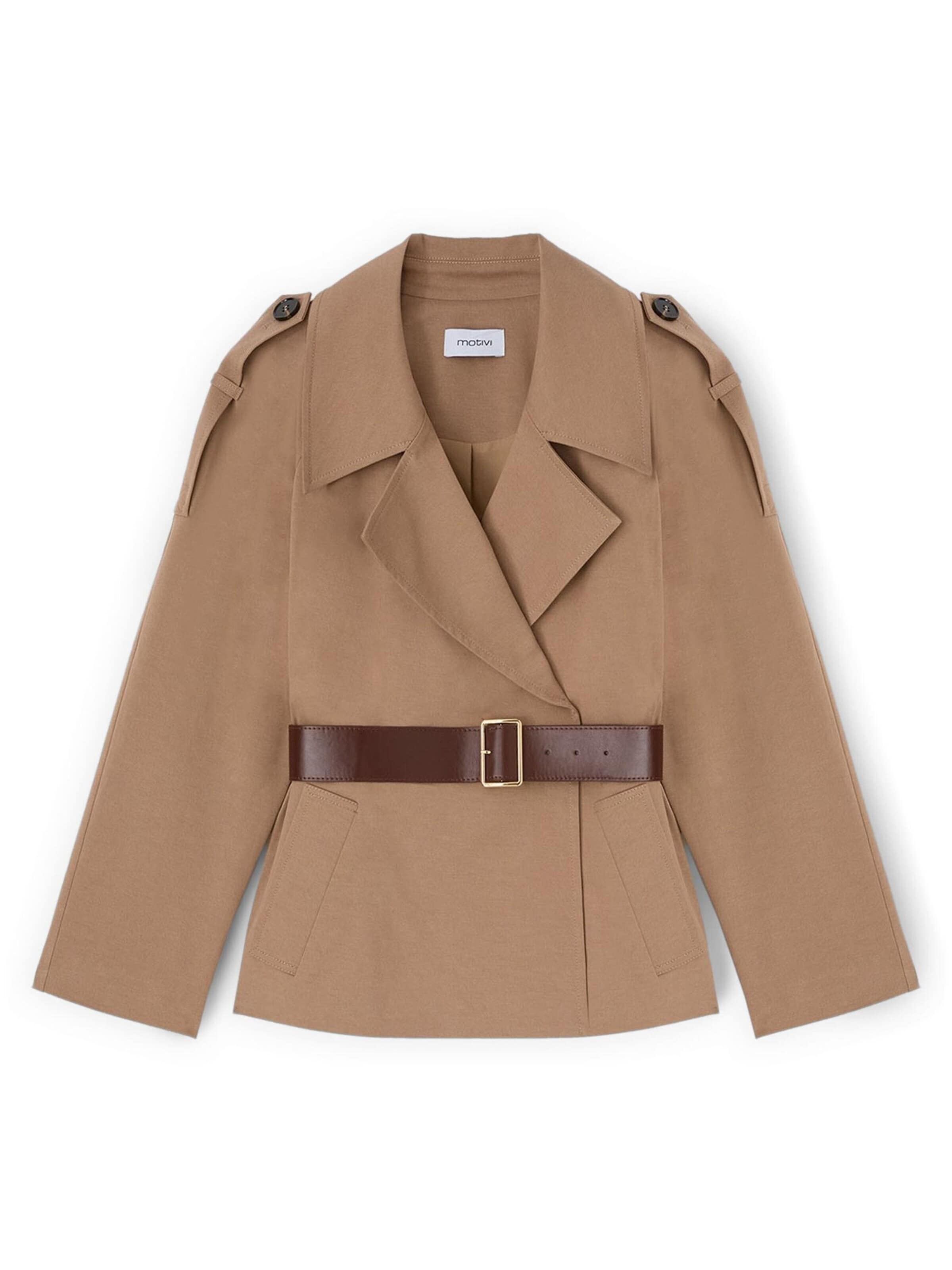 MOTIVI - Abrigo de invierno en beige: frente