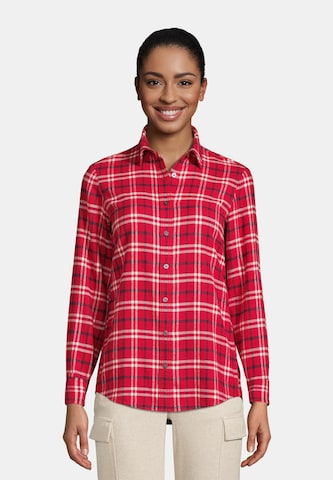 Lands‘ End Blouse in Red: front