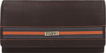 mano Wallet in Brown: front