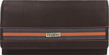 mano Wallet in Brown: front