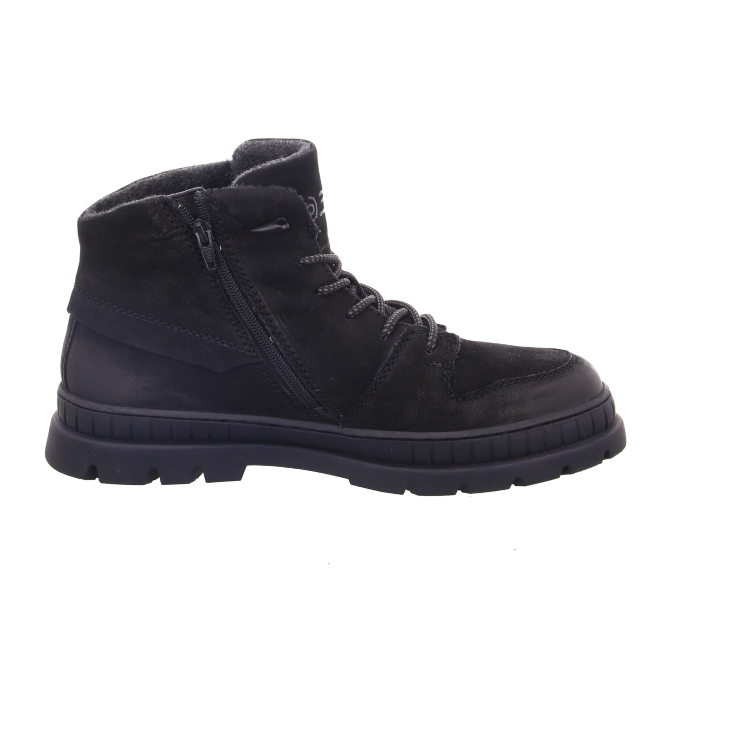 bugatti Schnürboots in Schwarz
