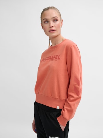 Hummel Sportsweatshirt 'Legacy' in Orange: predná strana