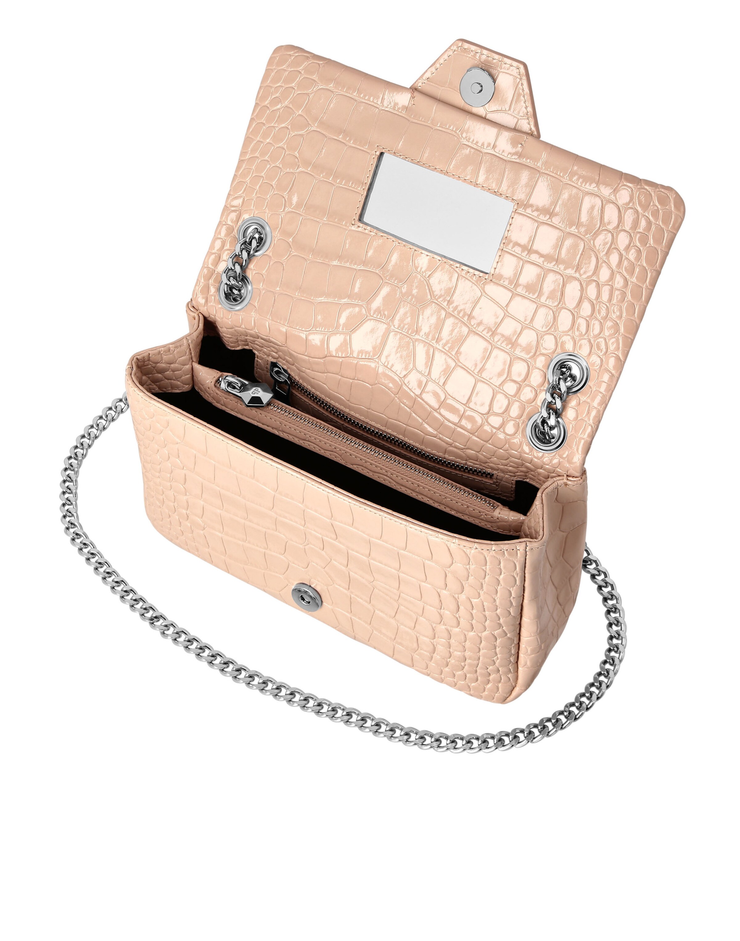 Philipp Plein - Mala de ombro 'Skull' em laranja