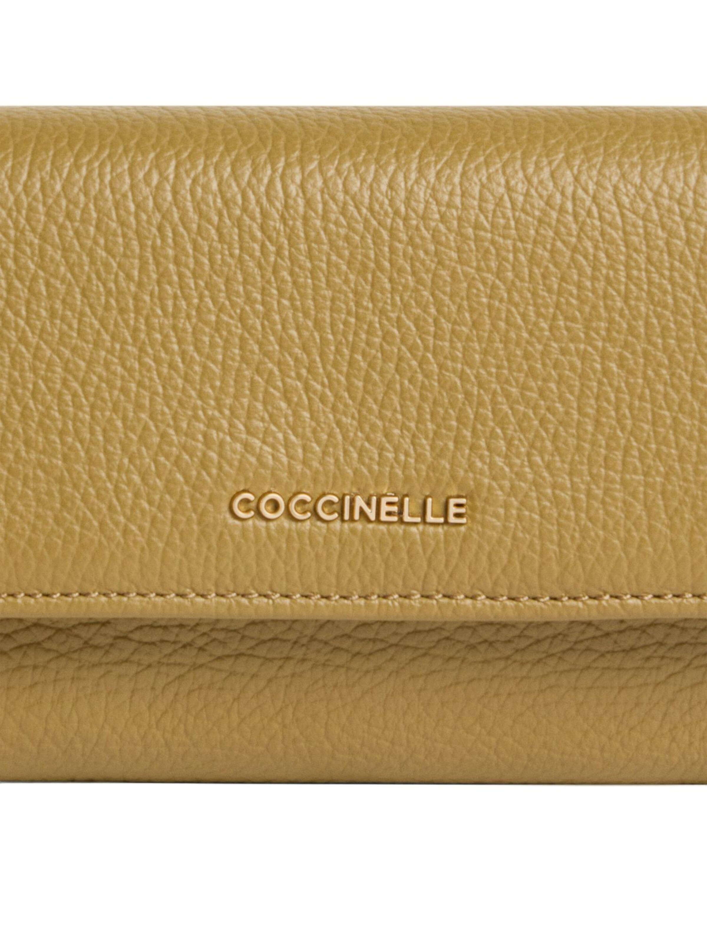 Coccinelle - Cartera 'COCCINELLE Metallic S26 3' en amarillo