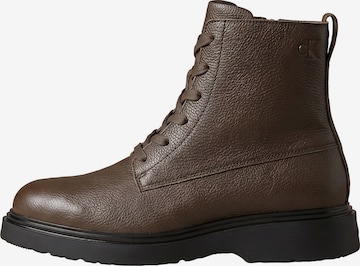 Calvin Klein Schnürboots 'Ess' in Braun: Vorderseite