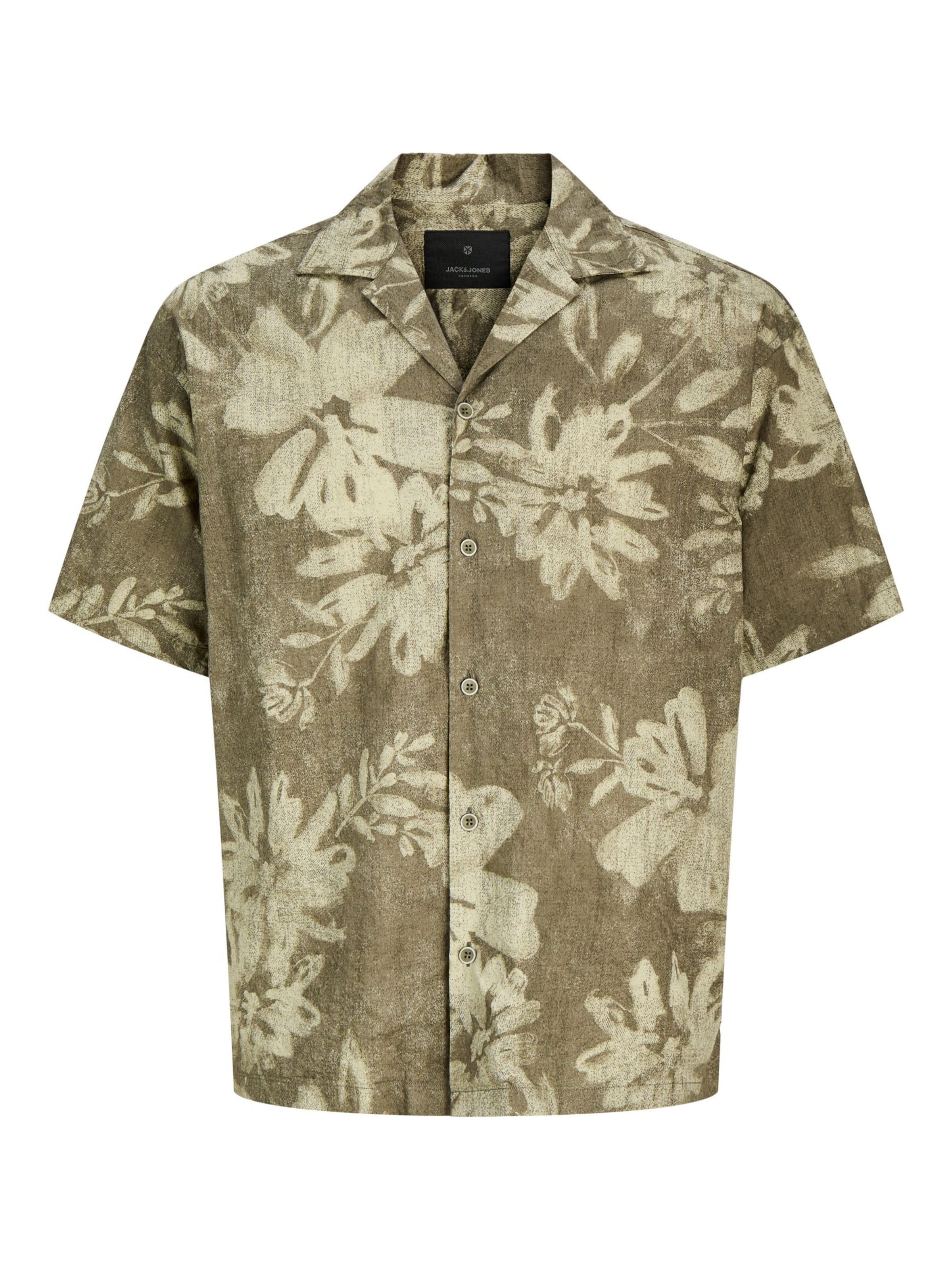 Coupe regular Chemise JACK & JONES en vert : devant