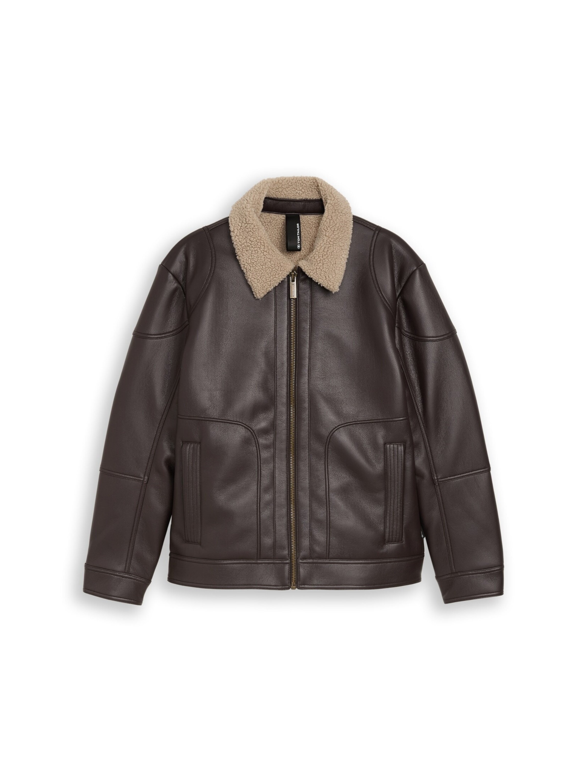 TOM TAILOR Jacke in Braun: Vorderseite