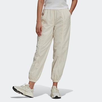 ADIDAS ORIGINALS Pants 'Adicolor' in White: front