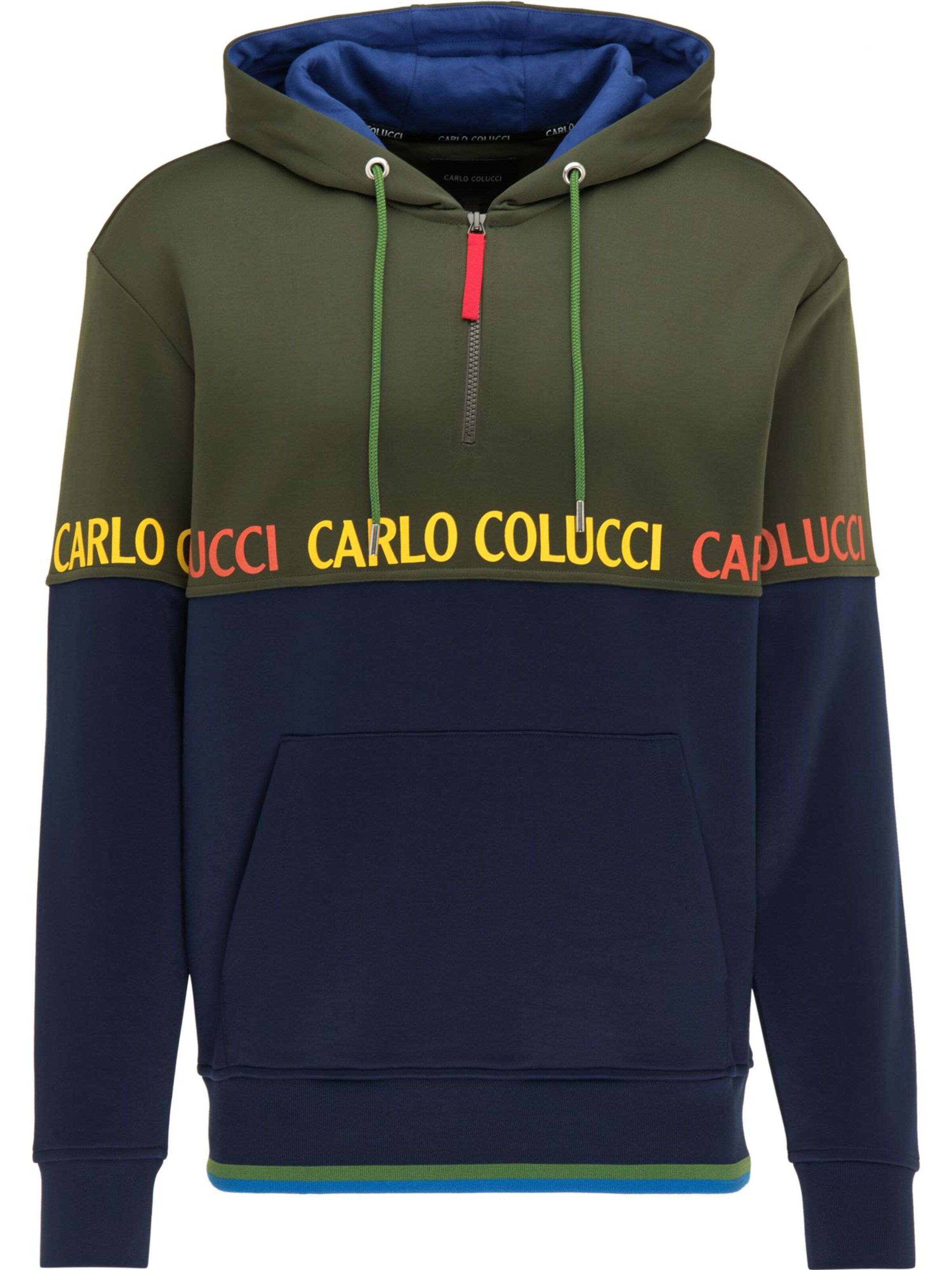 Carlo Colucci Sweatshirt 'Carrari' in Gemengde kleuren: voorkant