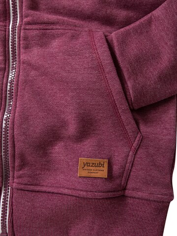 yazubi Sweatjacke 'Jacob' in Rot