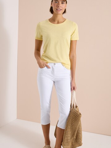 CECIL - Slimfit Pantalón 'Toronto' en blanco