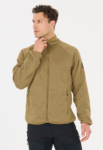 Whistler Athletic fleece jacket 'Wolven' in Green: front