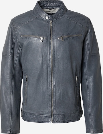 mėlyna Mauritius Demisezoninė striukė 'Broum': priekis