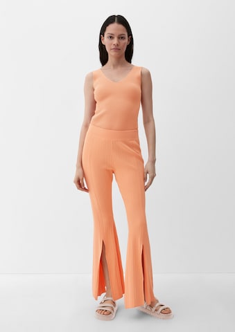 évasé Pantalon s.Oliver en orange