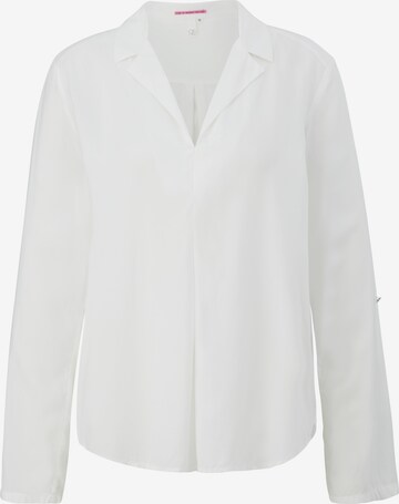 Camicia da donna di QS in bianco: frontale