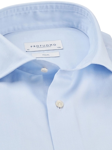 Profuomo Slim fit Overhemd 'Sky Blue' in Blauw